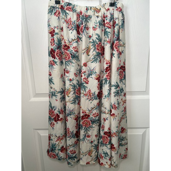 Vintage Esprit Floral Maxi Skirt Cottagecore Romantic Size M - Picture 2 of 5